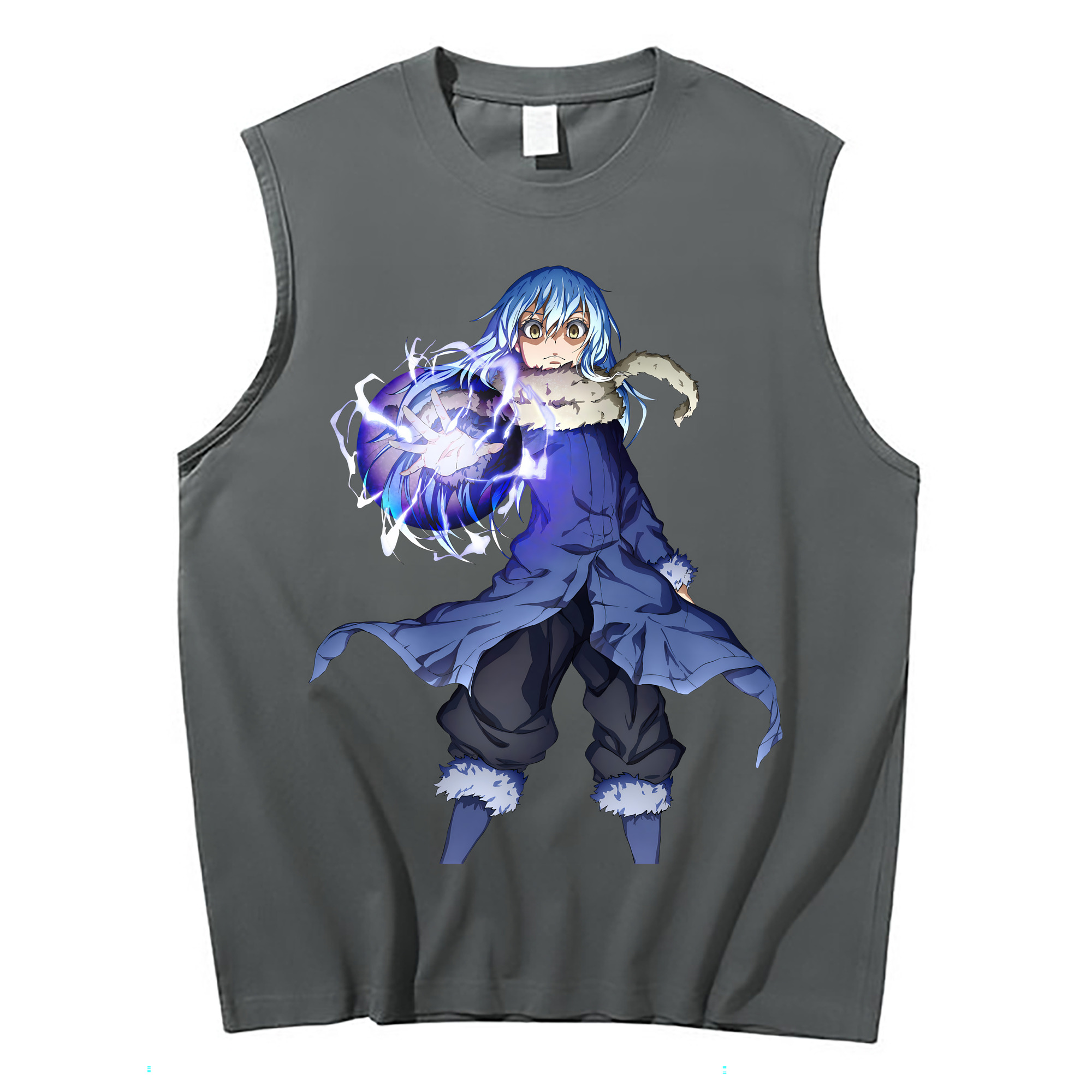 （画像用） 転スラ Regarding Reincarnated to Slime コットン100％タンクトップ（フロントプリント）